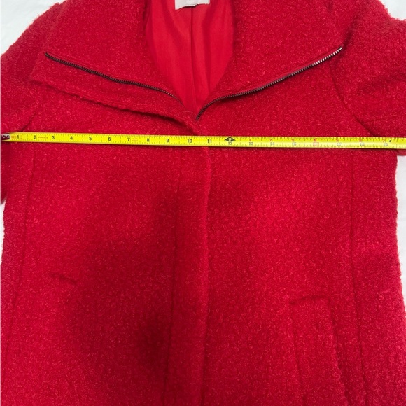 LOFT Red Teddy Jacket - Picture 4 of 6